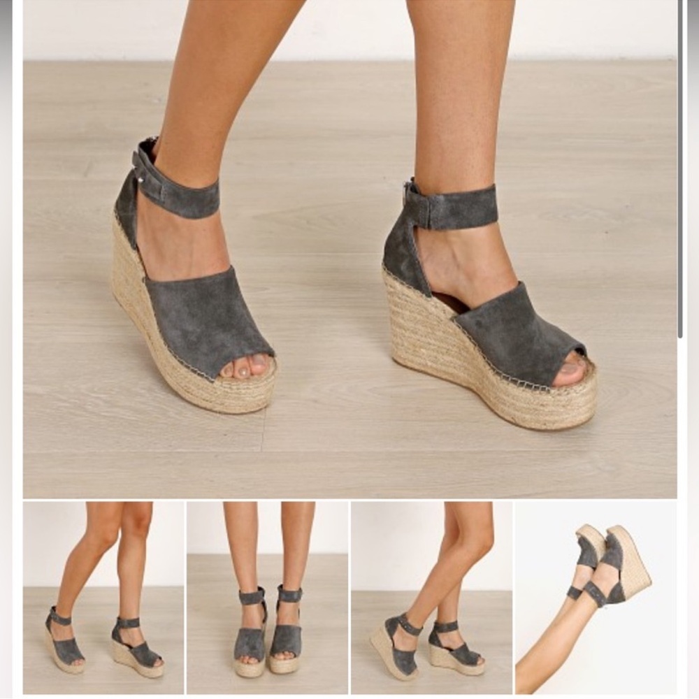 Dolce Vita
Straw Espadrille Wedge Anthracite
Size 6